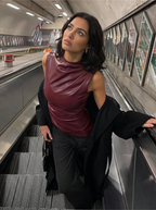 CYLIA I Ribbed Top