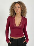 CYLIA I V-Neck Tee