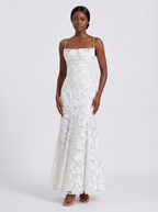 CYLIA I Cowl Lace Dress